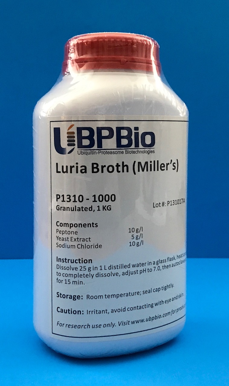 RPI L24040-2000.0 Luria Broth, High Salt Formula, Powder